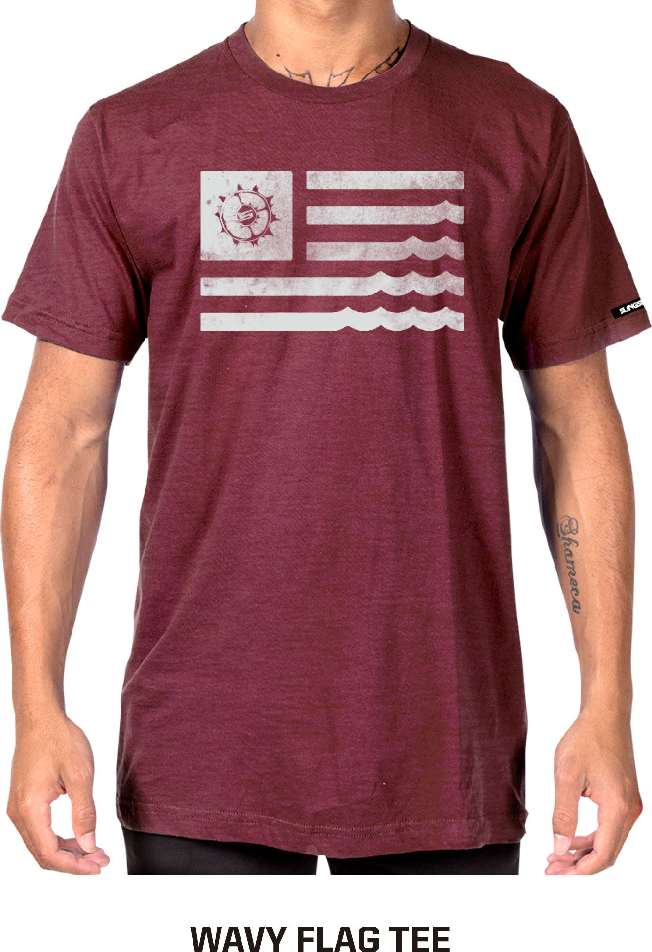 Slingshot Wavy Flag Tee