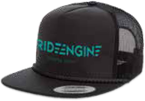 Ride Engine Tracker Snapback Black