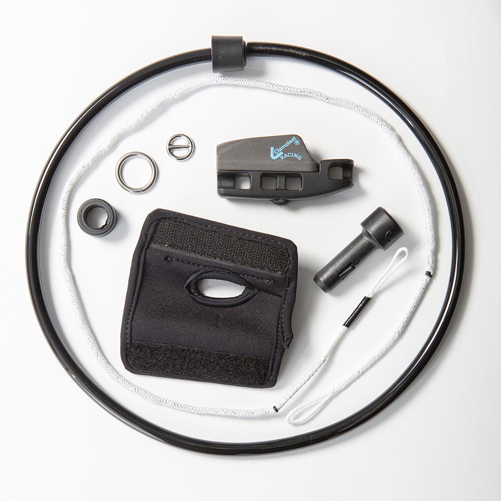 Sentry Clam Cleat Set + Flagging Line w/ Tube (V1, V1.1)