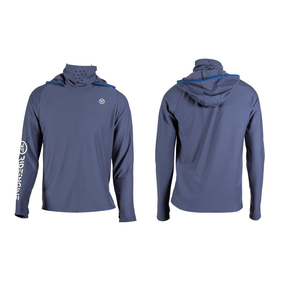 Ride Engine Eclipse UPF Quick Dry Hoodie Navy L