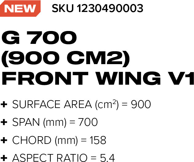 Slingshot G 700 (900 cm2) Front Wing V1