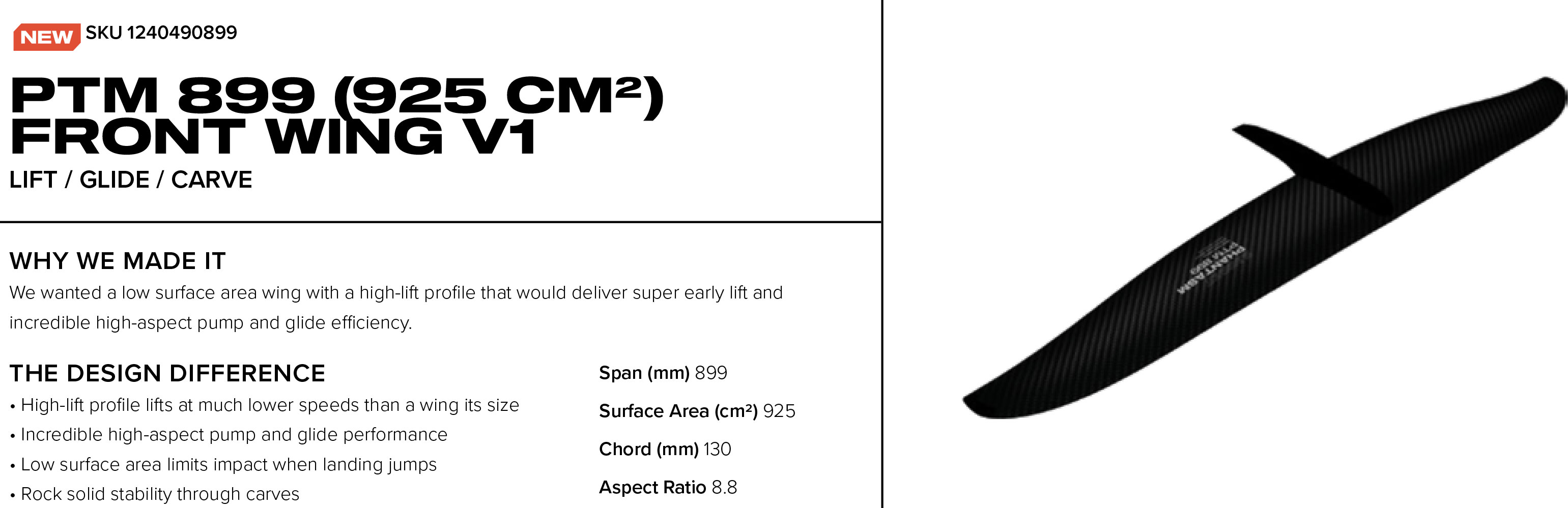 Slingshot PTM 899 (925 cm2) Front Wing V1